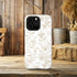 Custom Initials French Toile De Jouy iPhone Case V3